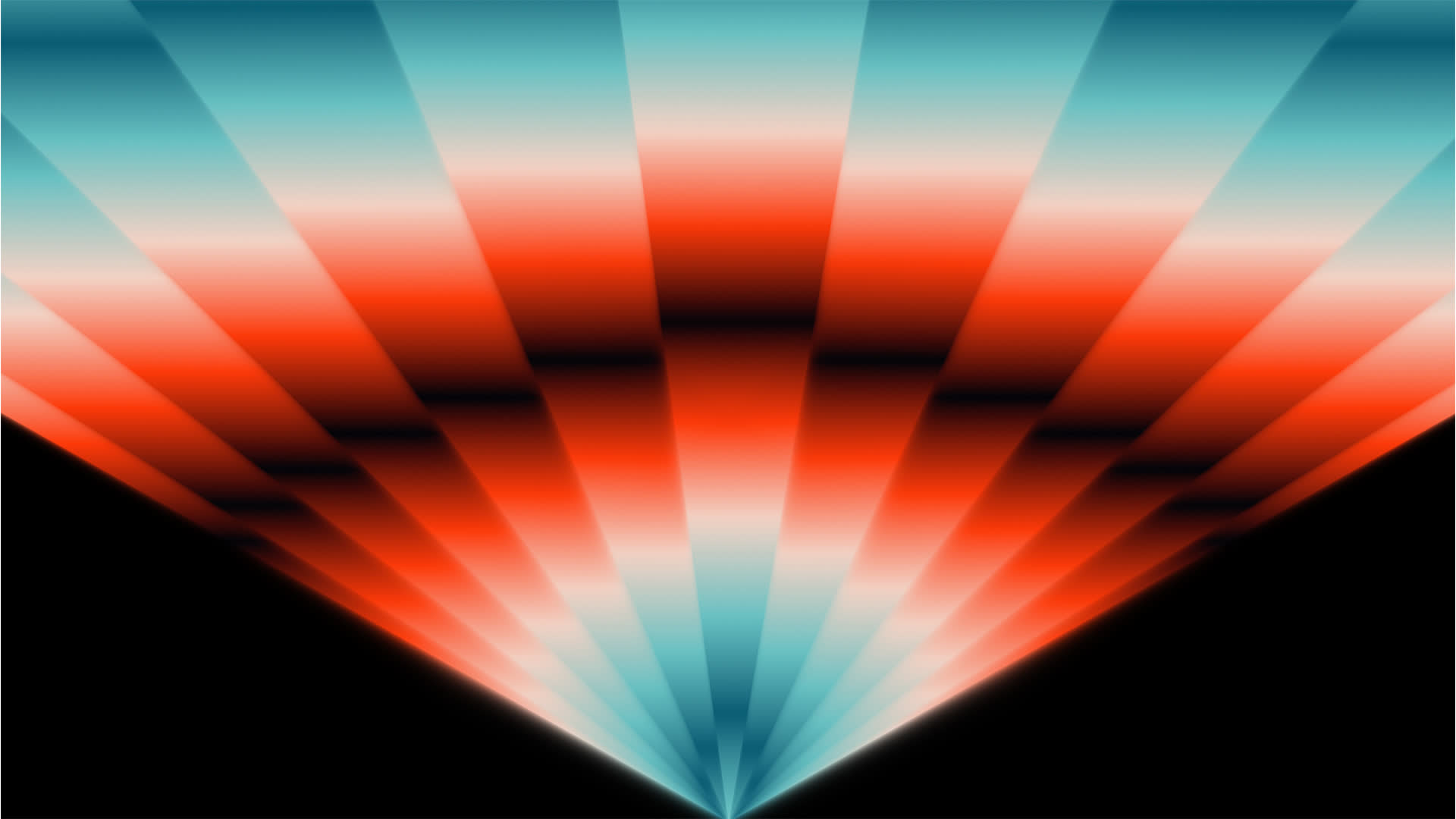 Retro-futuristic Neon Gradient Tunnel