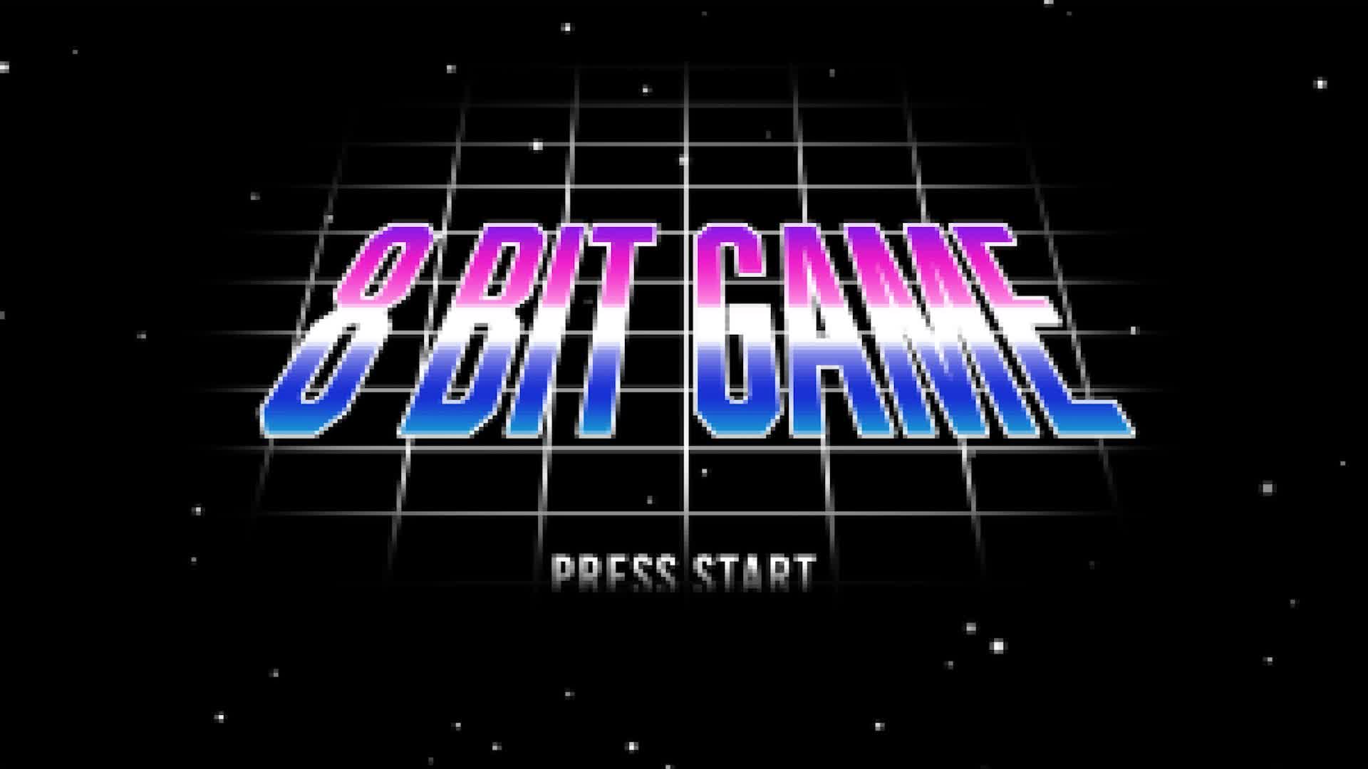 Retro Bit Game Title