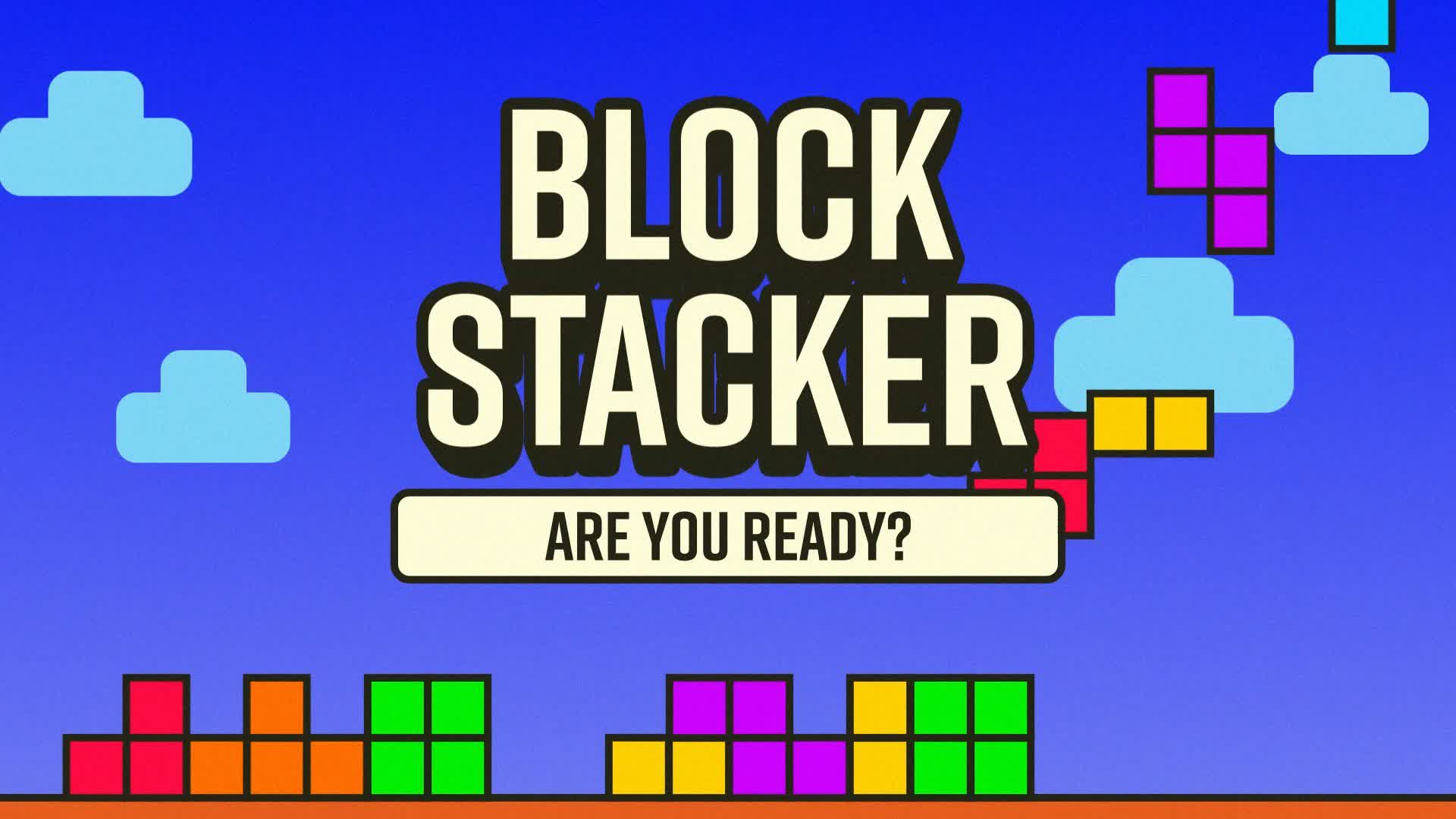 Retro Block Puzzle Title