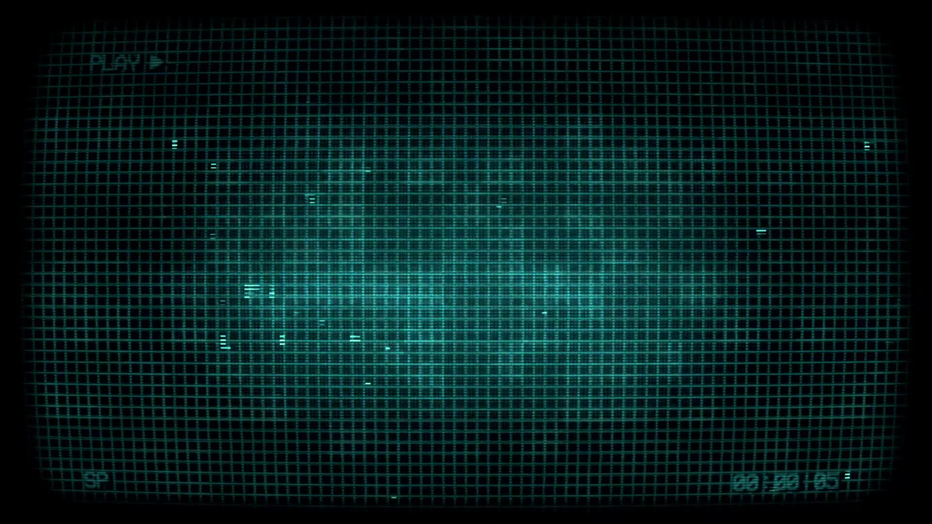 Retro CRT Scan Lines And Glitch