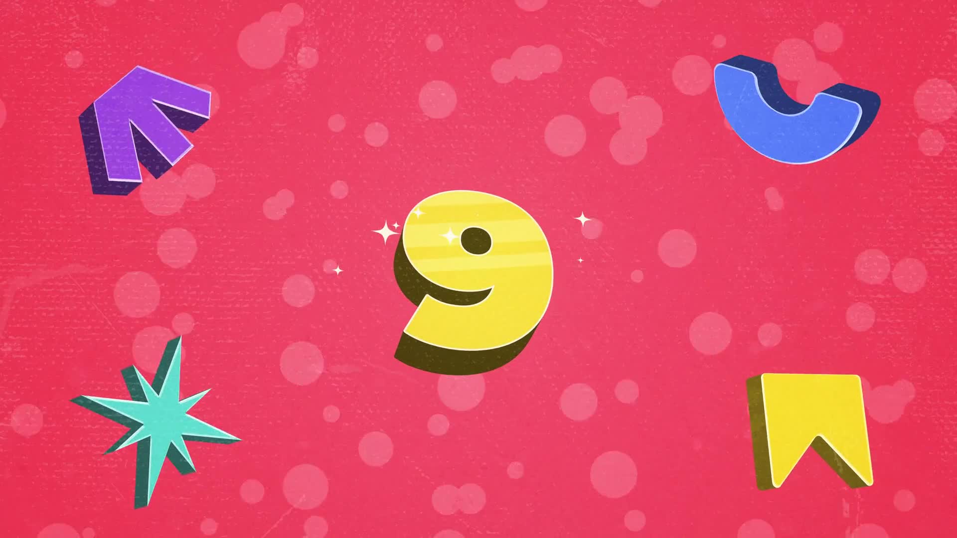 Retro Countdown Texture
