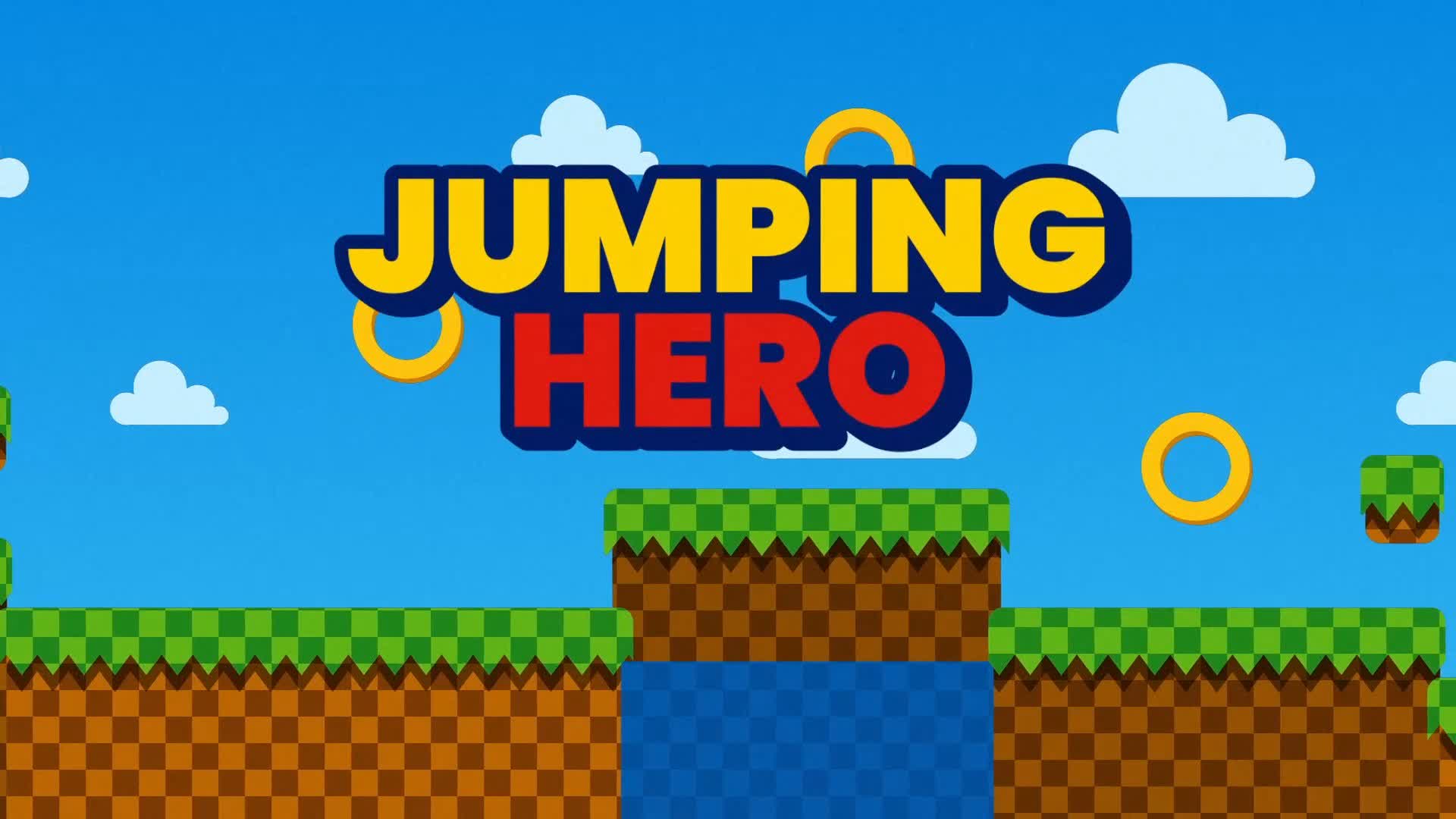 Retro Runner Coin Game Movie Title Intro