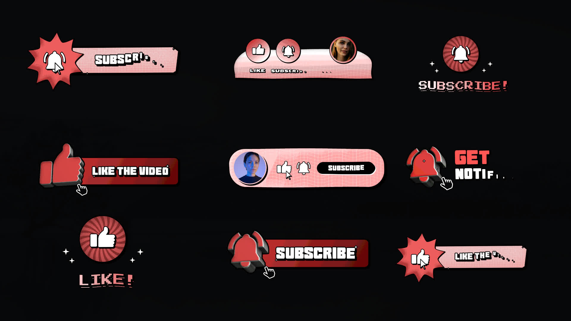 Retro Subscribe Elements