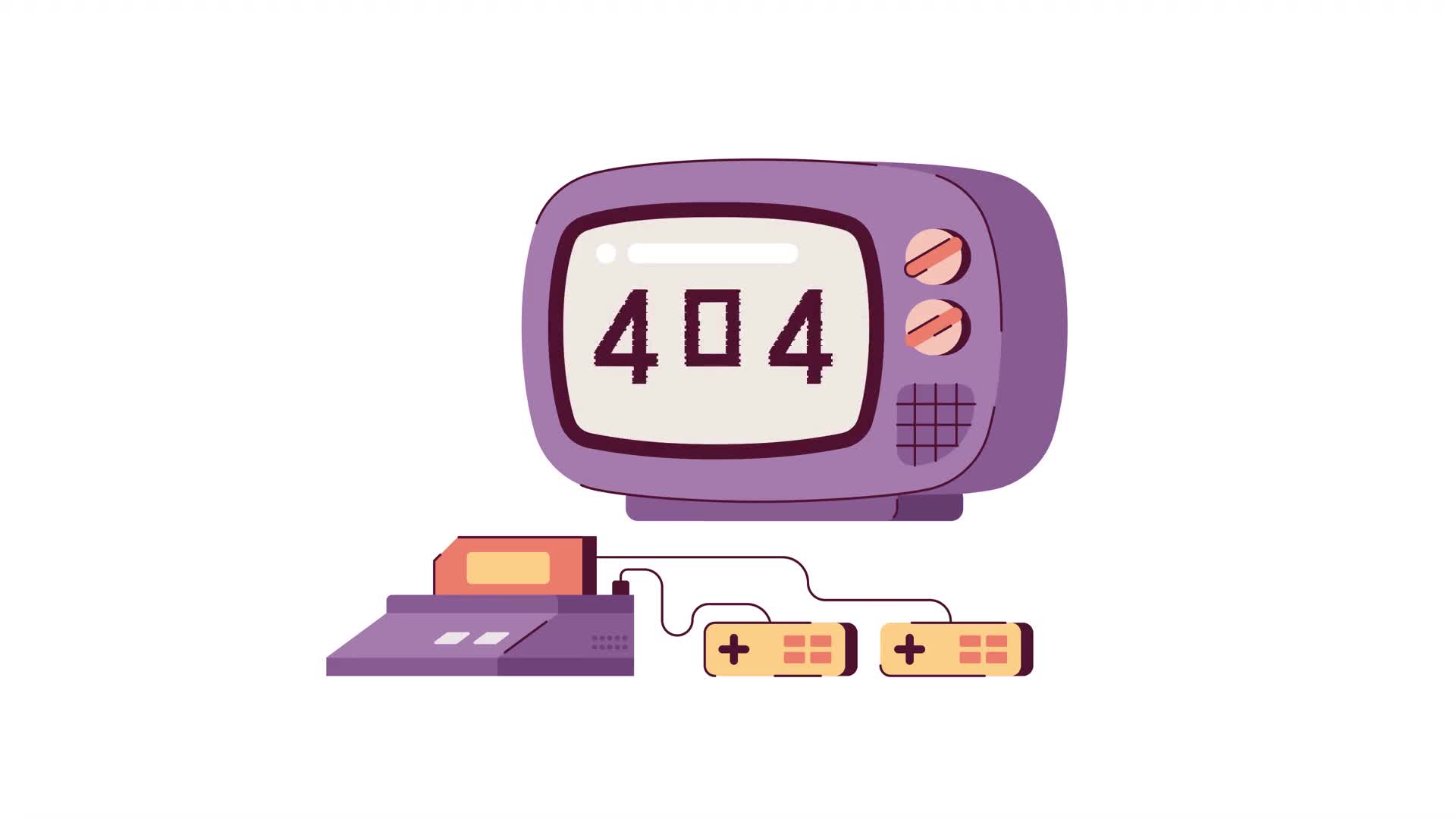 Retro TV Gaming Console 404