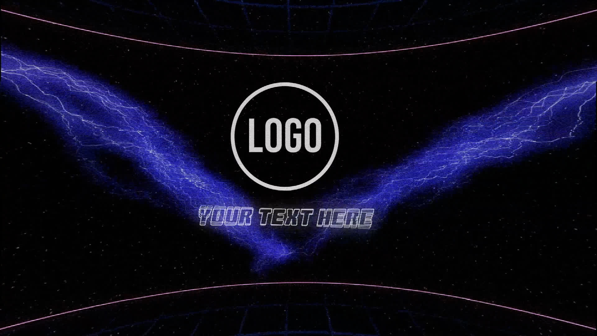 Retro VHS Logo Reveal