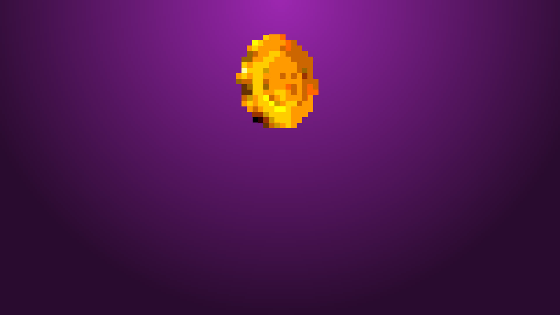 Retro Video Game 8-Bit Gold Coin