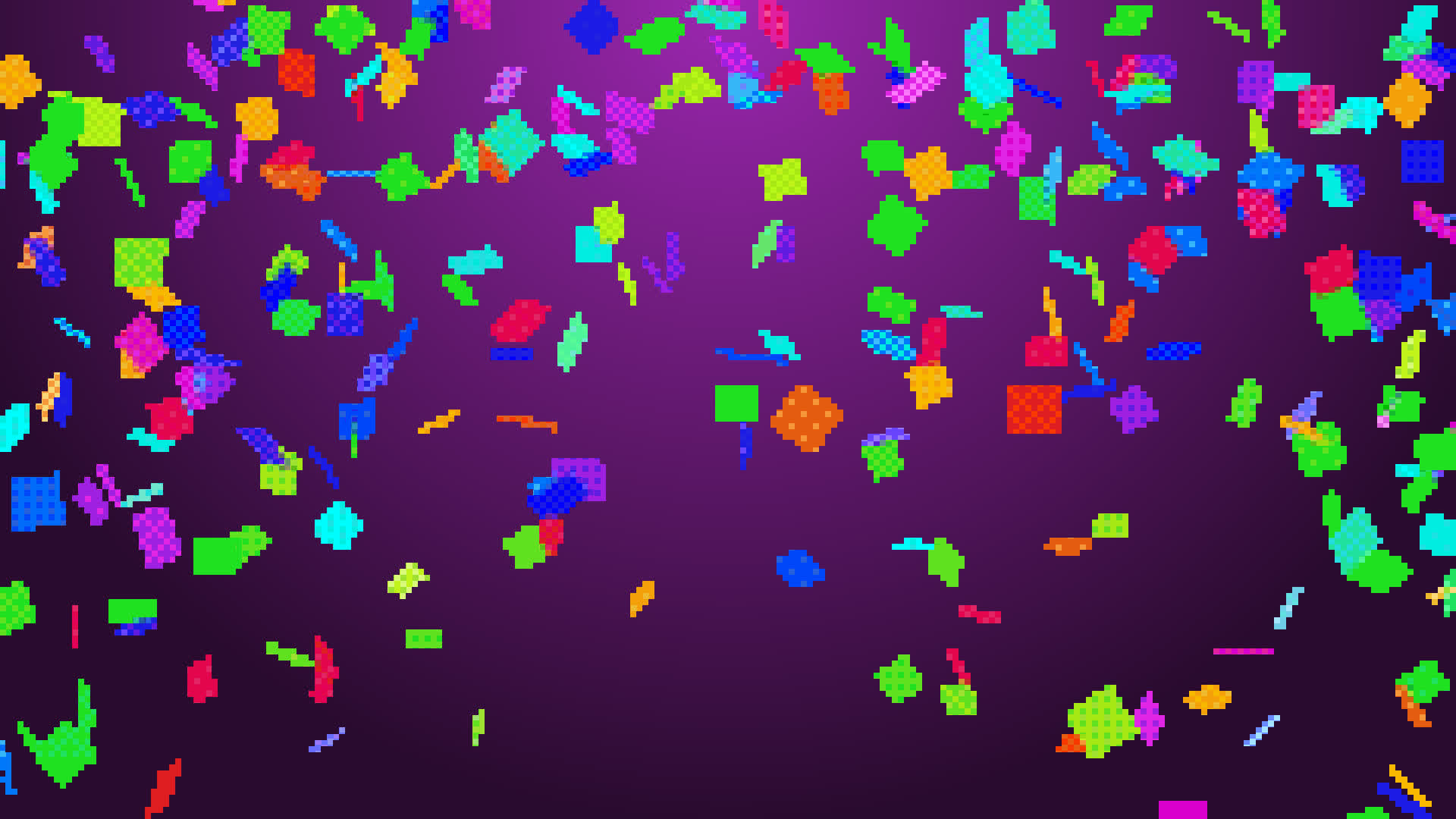 Retro Video Game Confetti