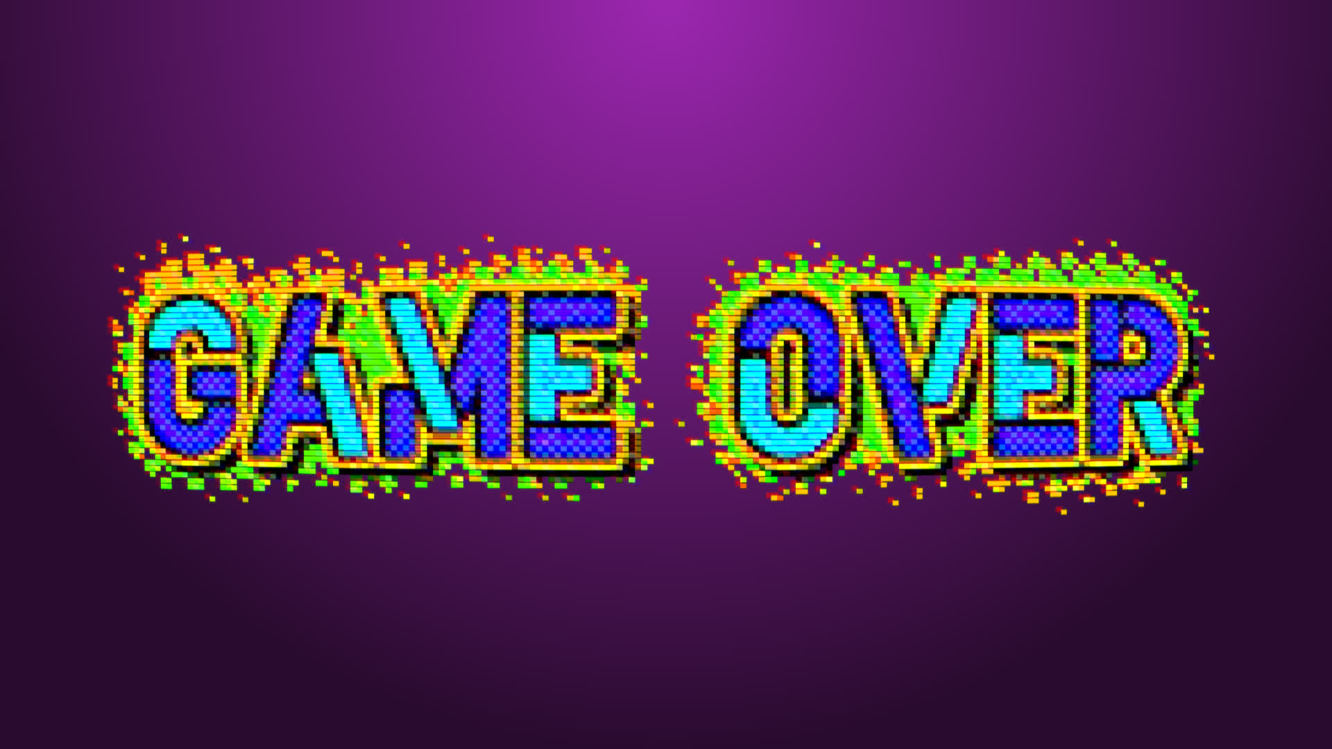 Retro Duotone "Game Over"