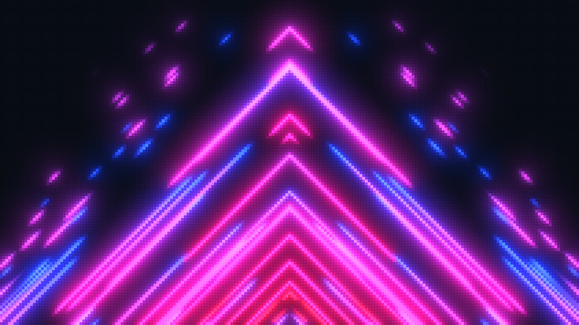 Retro Videogame Abstract Gradient Background