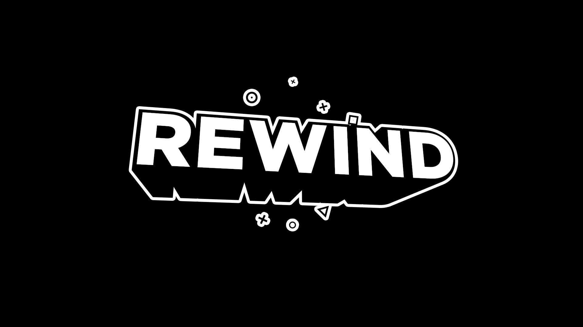 Rewind - Cartoon Text