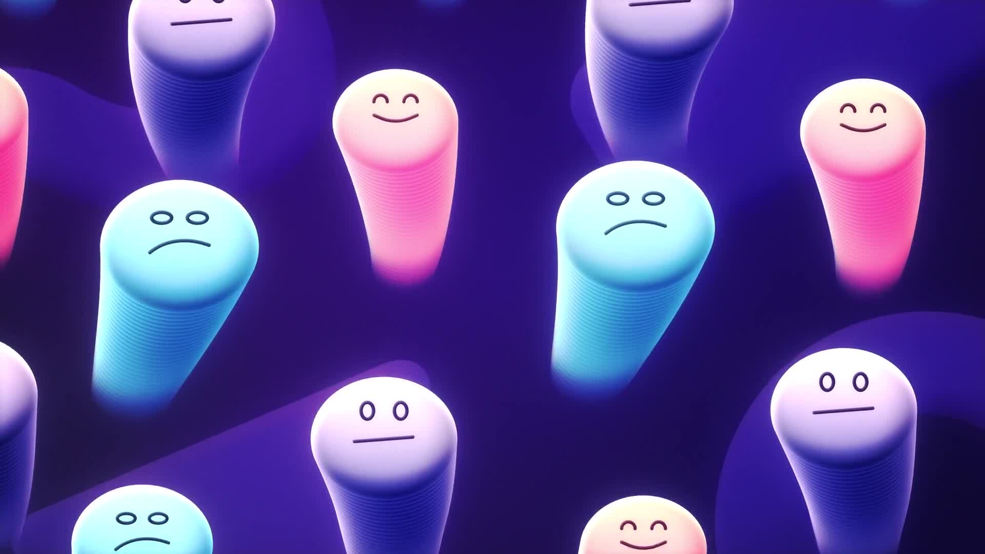 Rising Light Faces Background