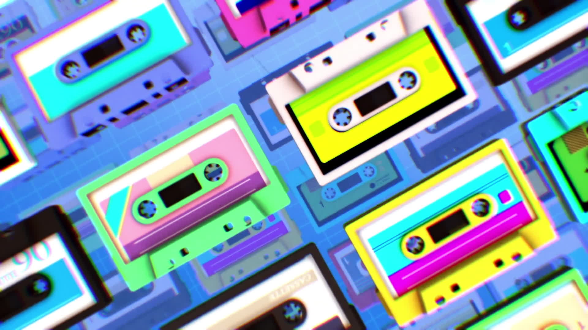 Rising Retro Cassette Tapes