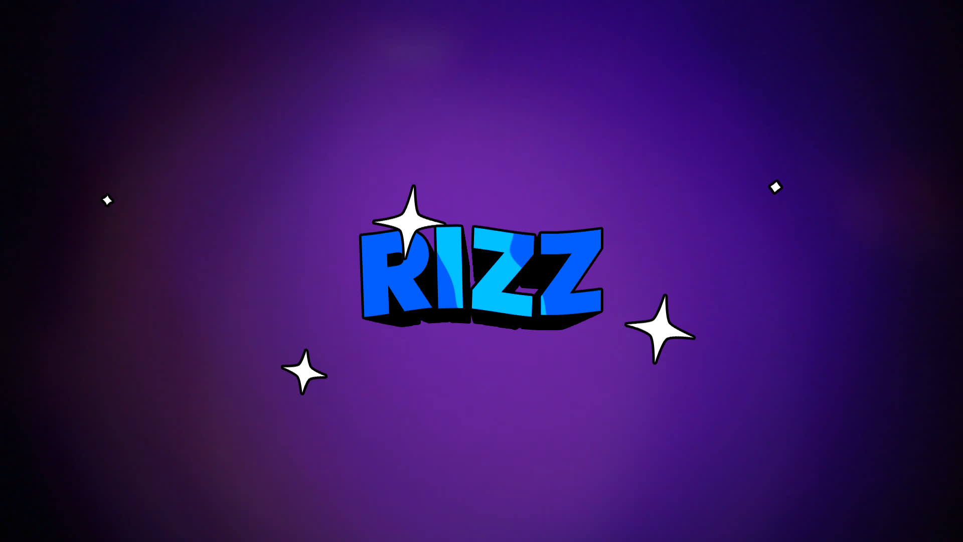 Rizz - 3D Cartoon Text