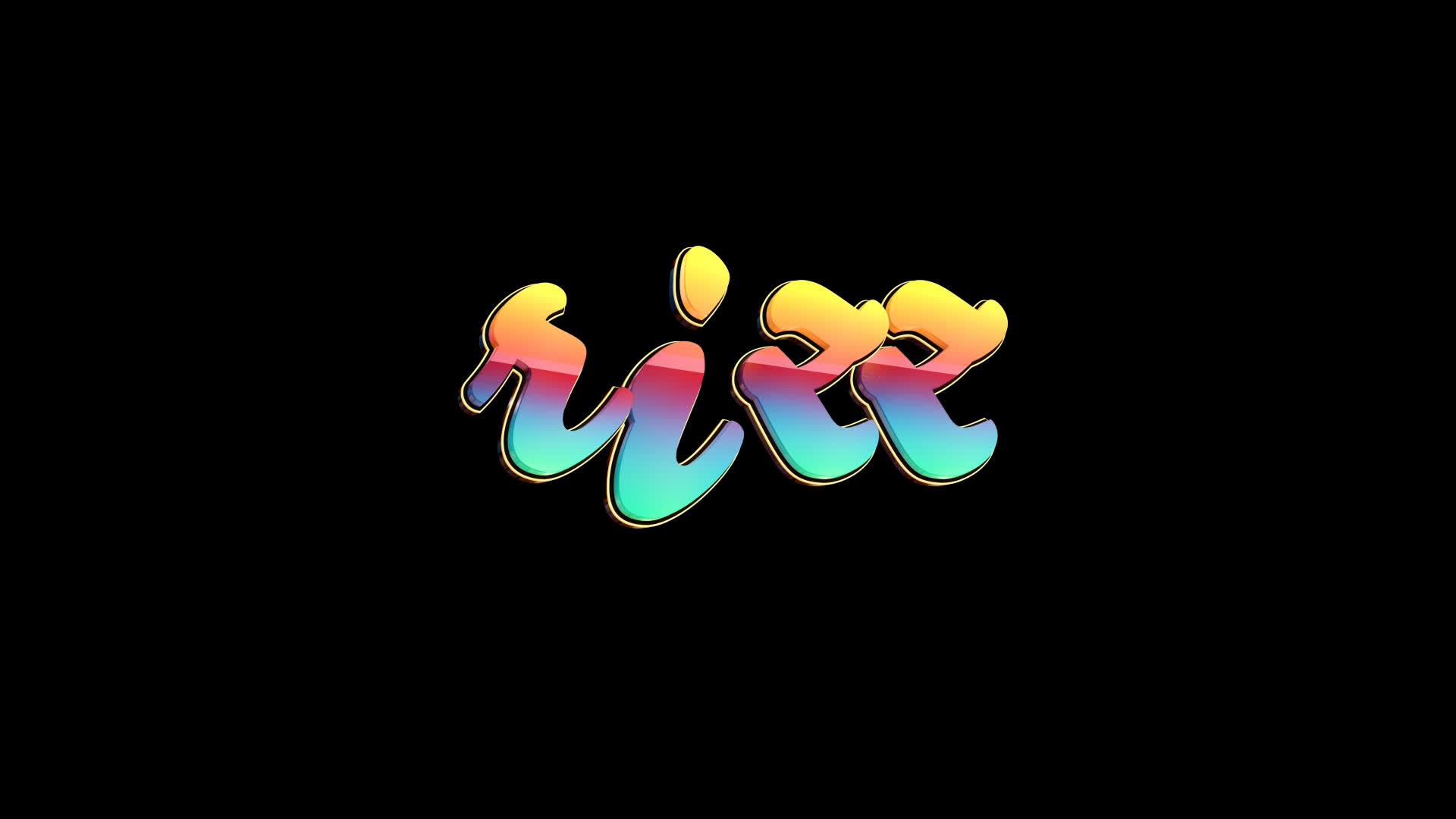 Rizz - Colorful Text