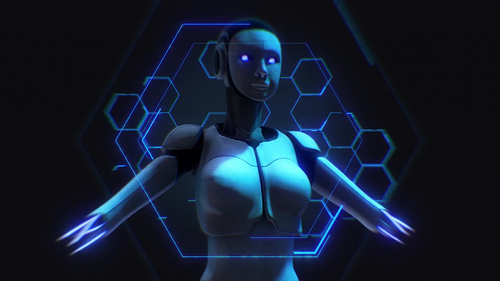 Robot Digital Screen