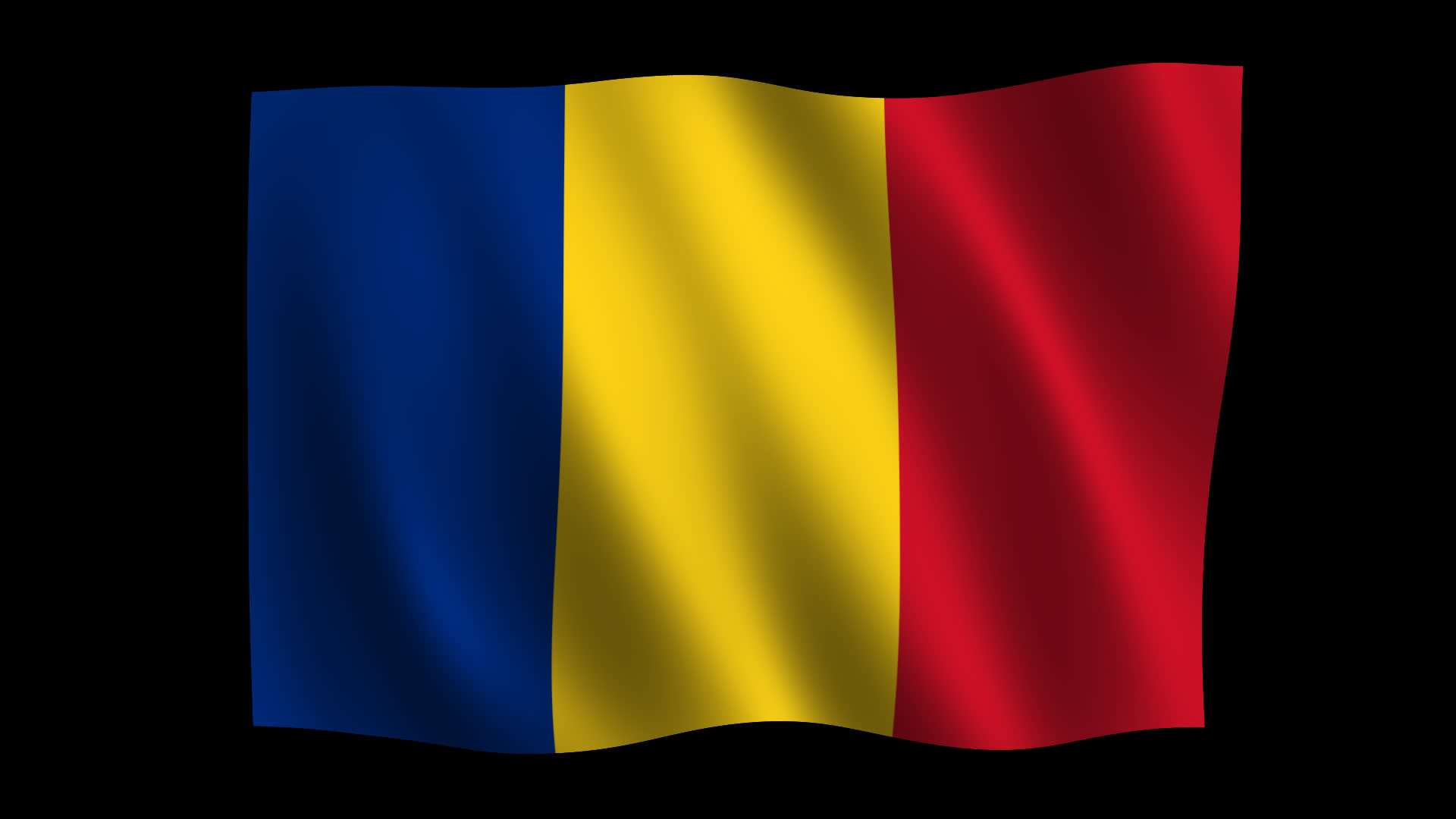 Romania Flag Floating