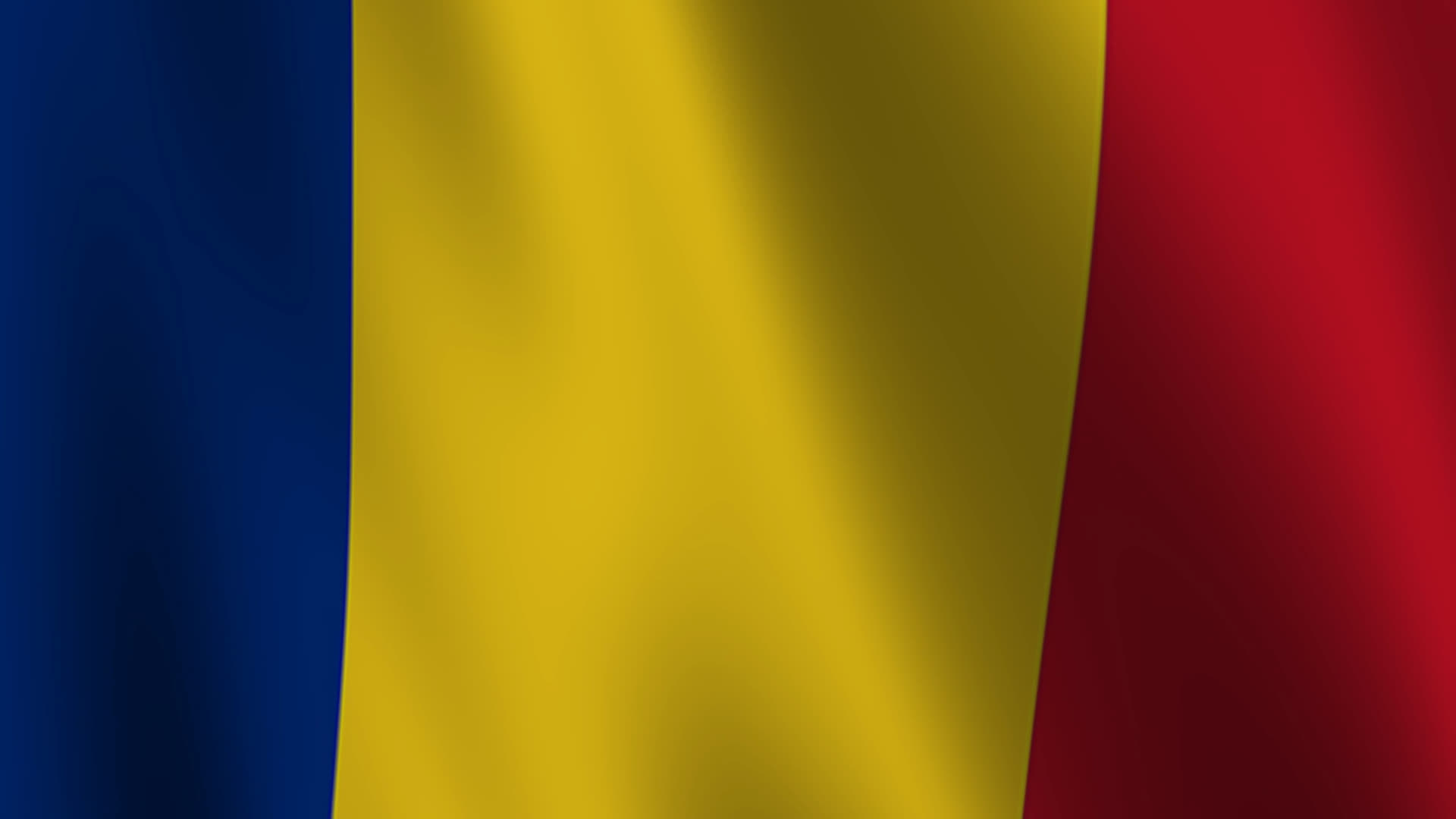 Romania Union Jack Flag Waving