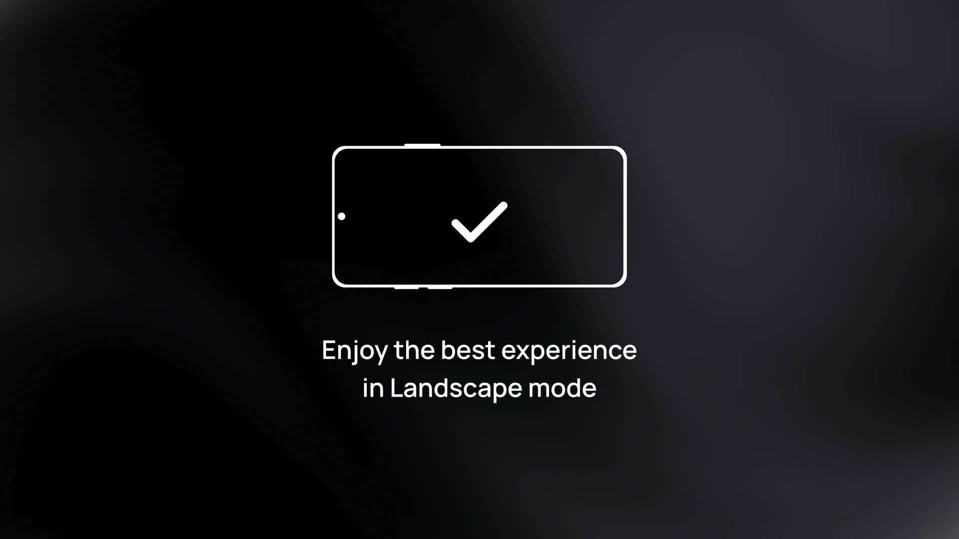Rotate Your Phone With Tick Animation
