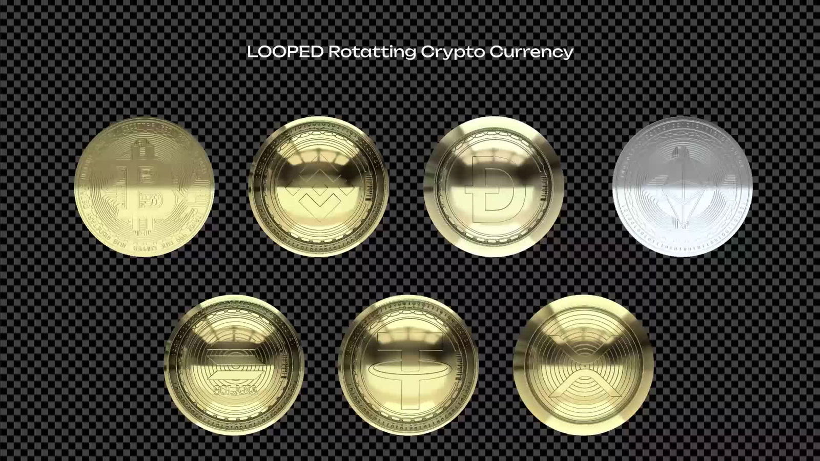 Bitcoin 3D Animated Coin • Free Motion Graphics Template • Uppbeat