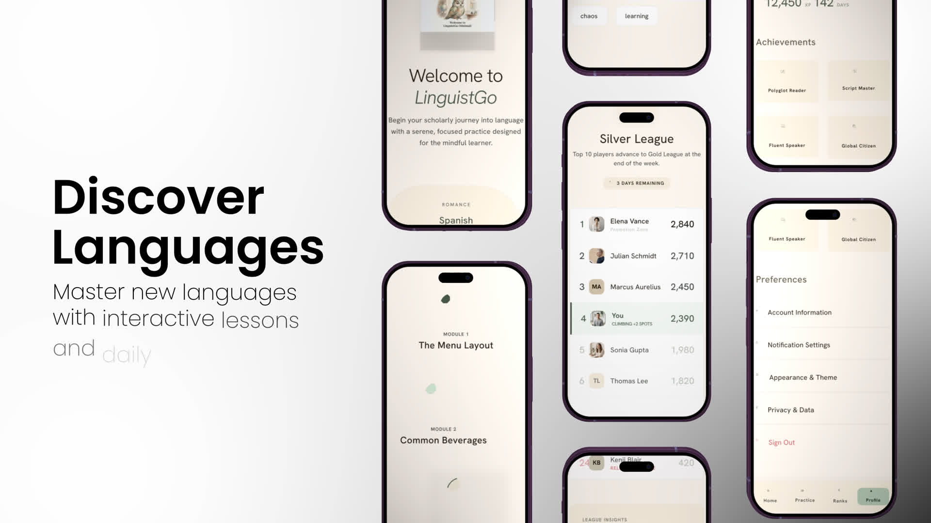 Rotating Phone Back to Front Multi Screen Reveal