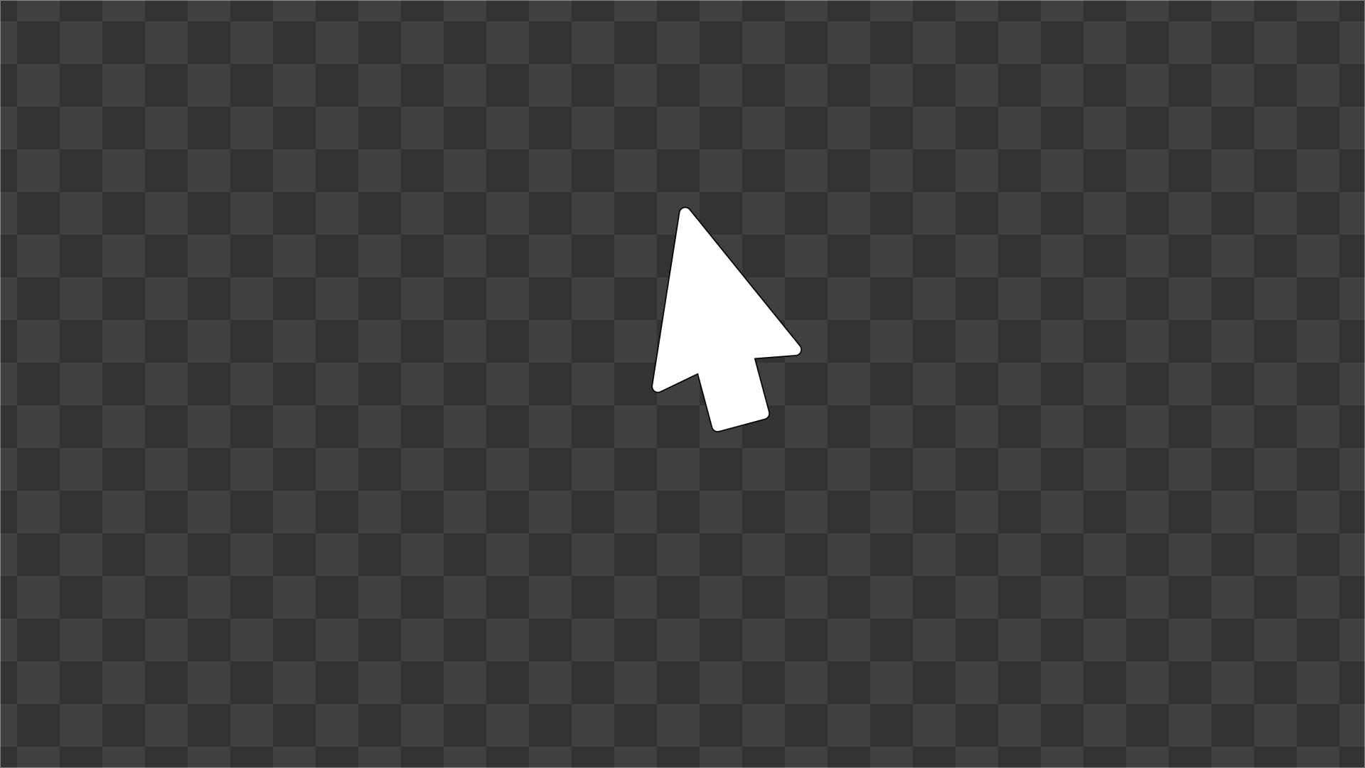 Rounded Arrow Cursor Click Animation