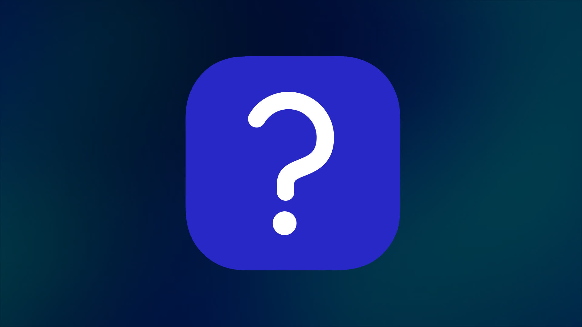 Rounded Square Help Button
