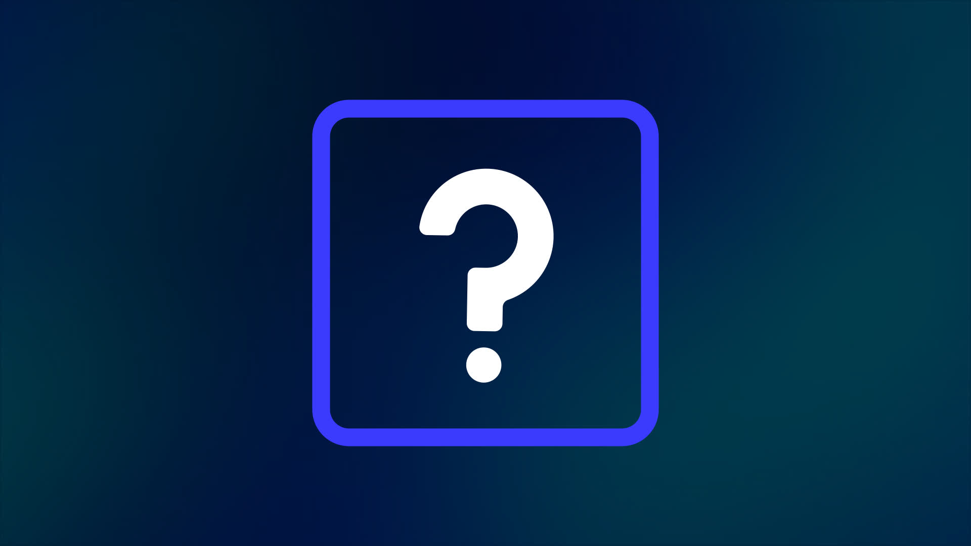 Rounded Square Help Icon