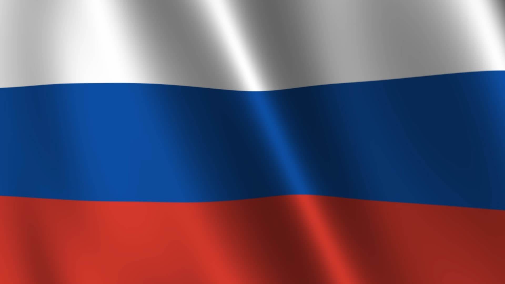 Russia Waving Flag Background