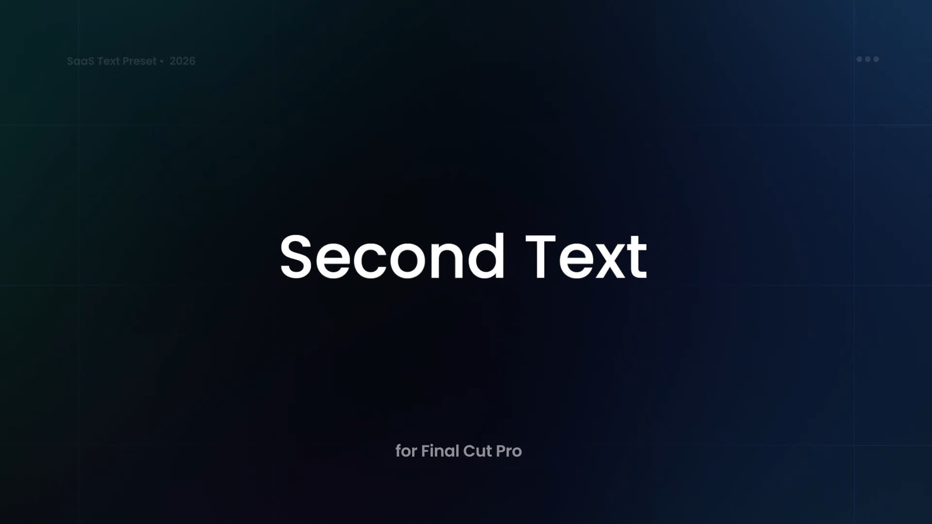 SaaS Text Preset - Cascading Lines