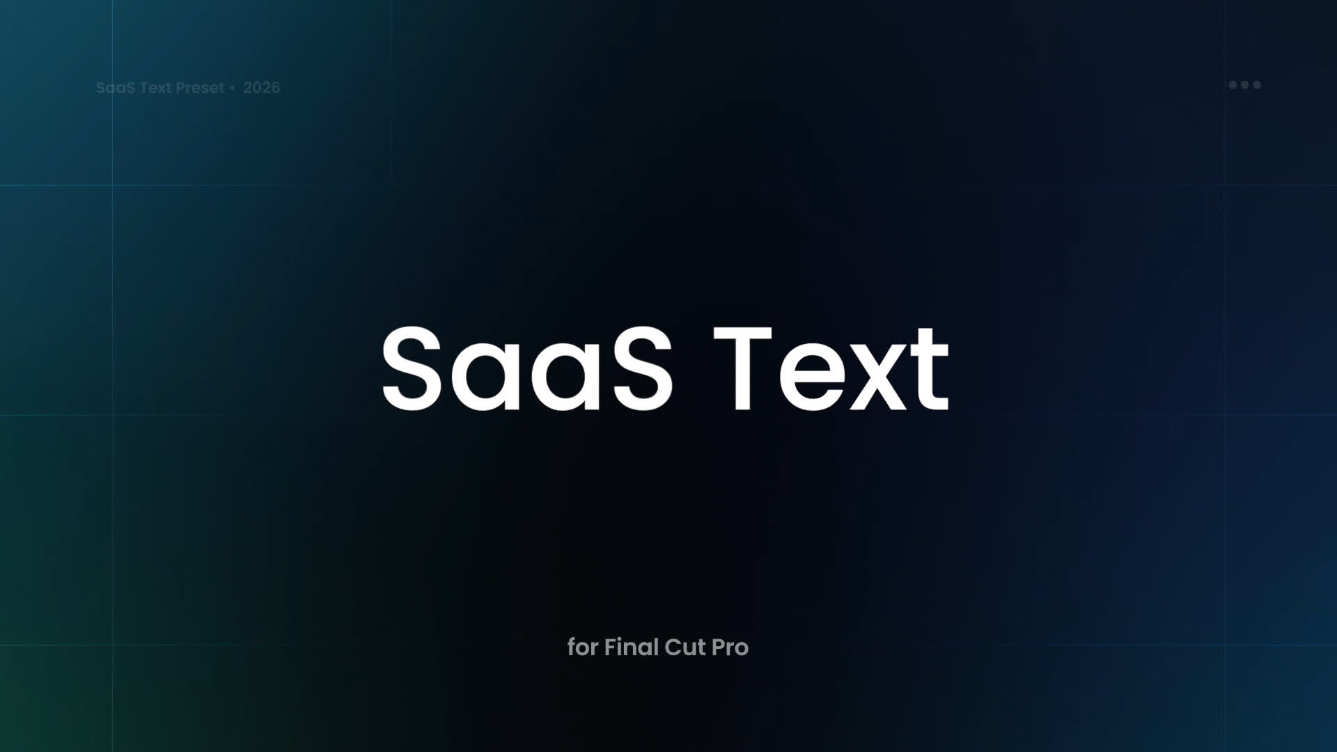 SaaS Text Preset - Gradient