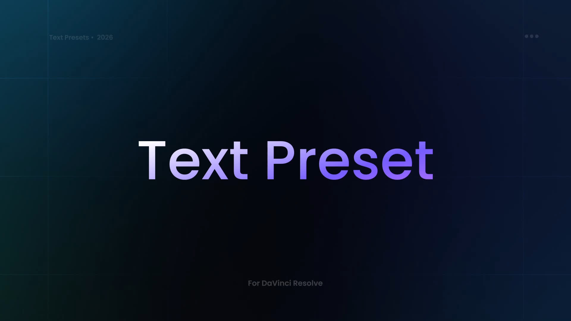 SaaS Text Preset - Gradient Slide