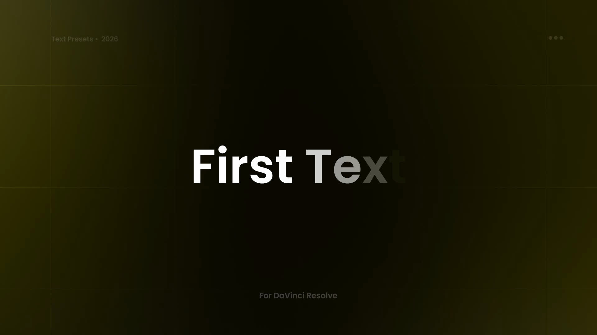 SaaS Text Preset - Simple