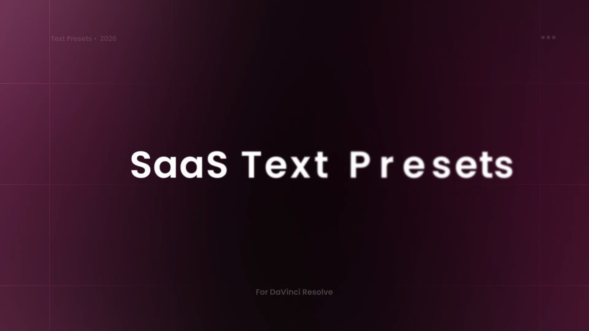 SaaS Text Preset - Slide