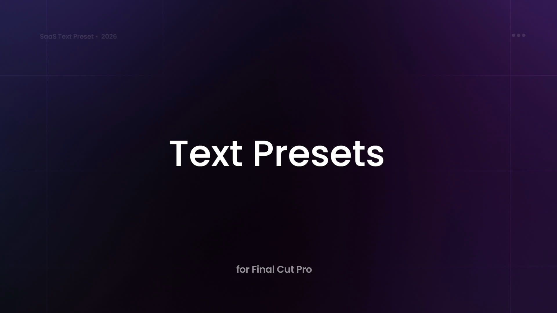 SaaS Text Preset - Words Stomp