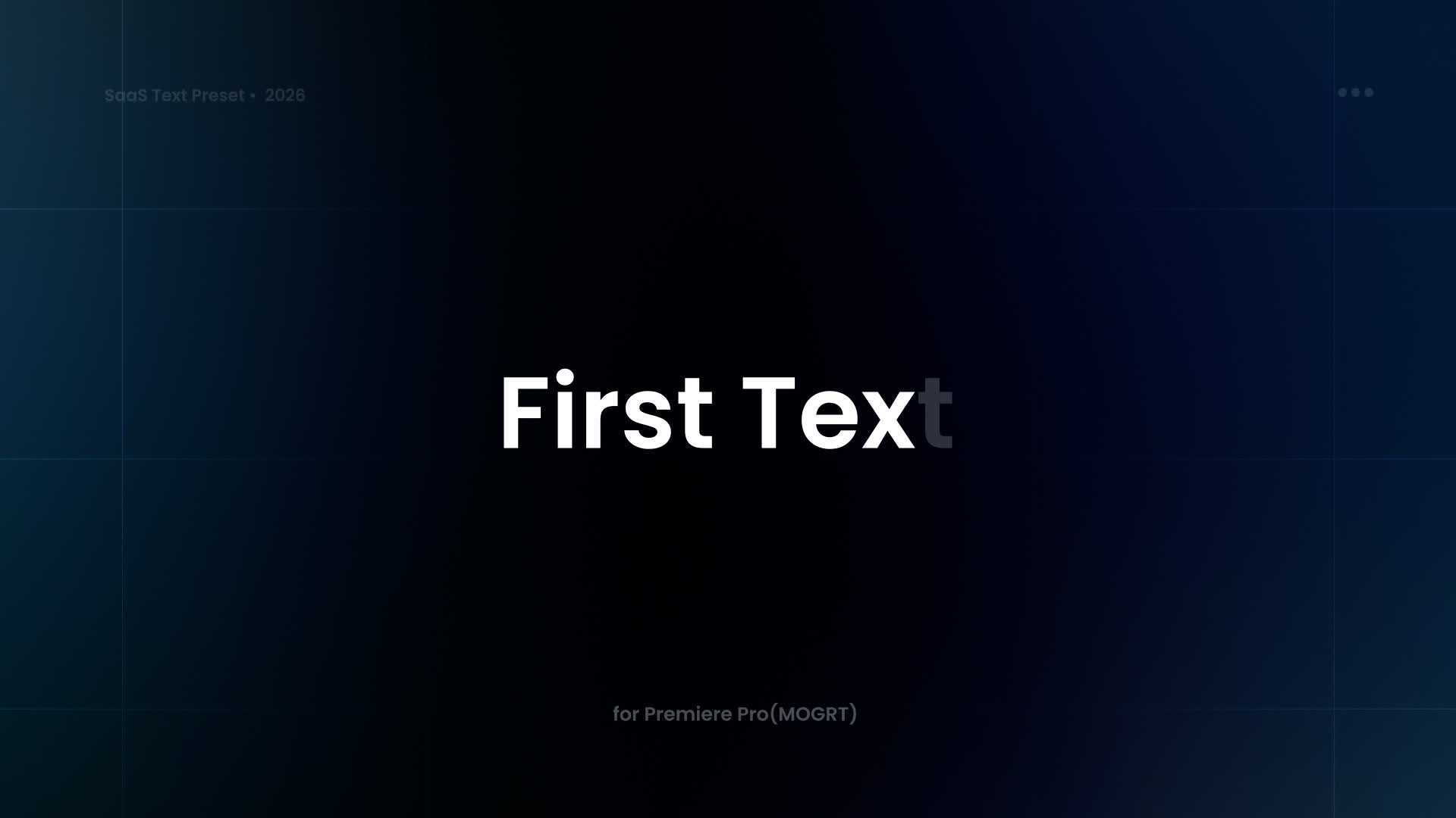 Saas Text Preset - Simple