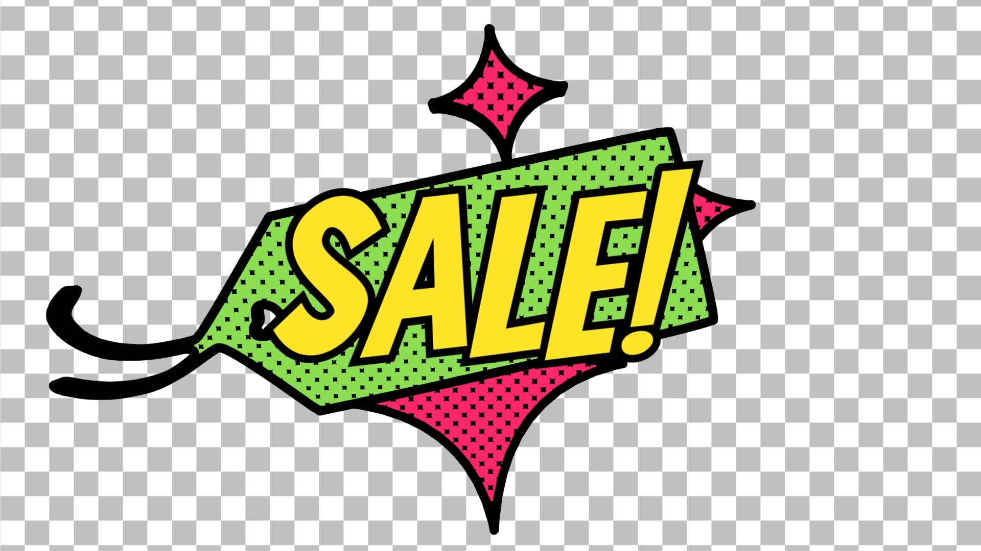 Sale! Comic Pop Bubble On Alpha