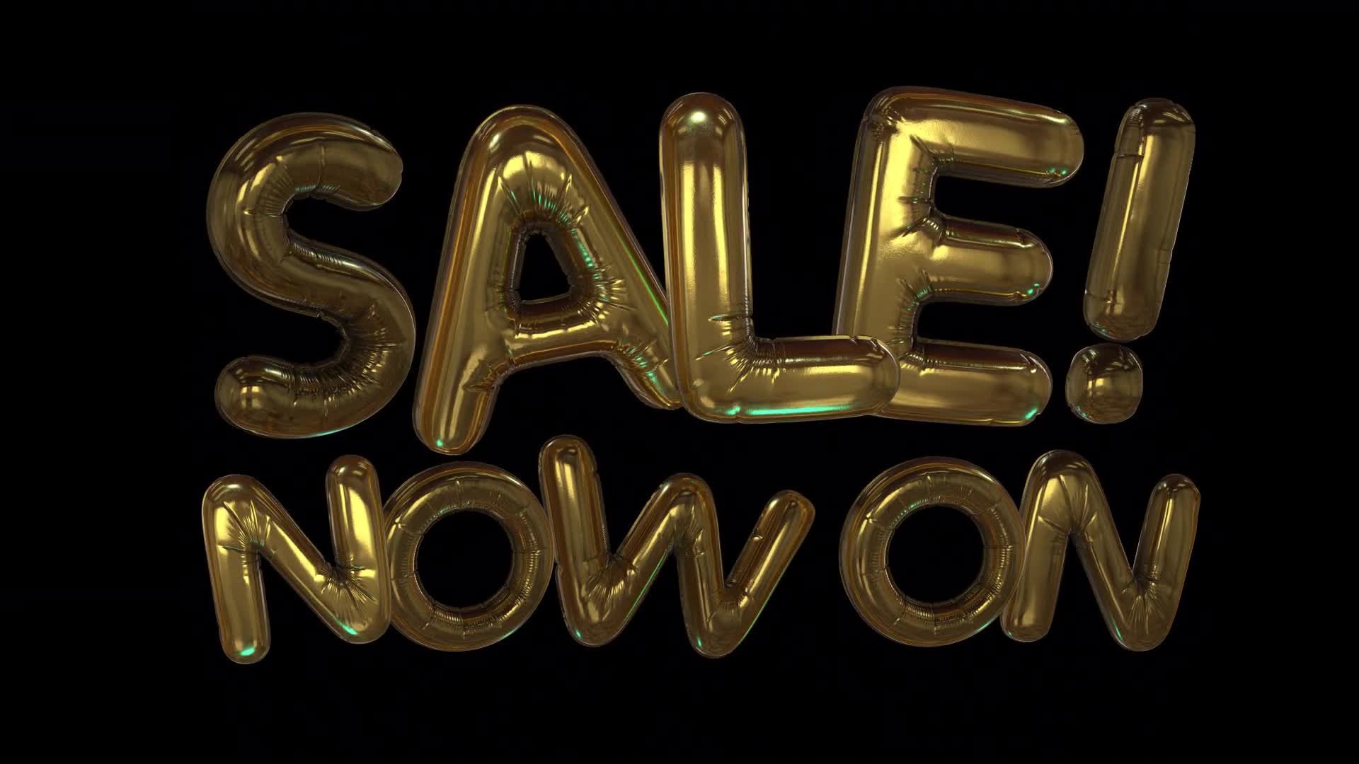 Sale Now On! 3D Balloon Caption