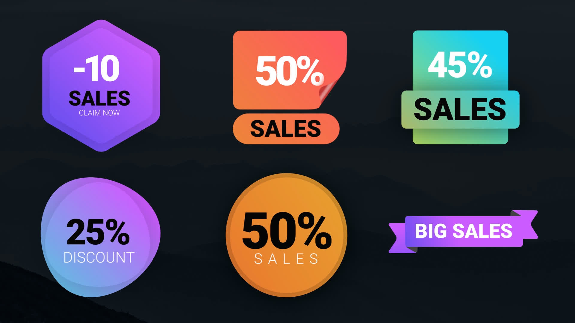 Sales Labels Pack