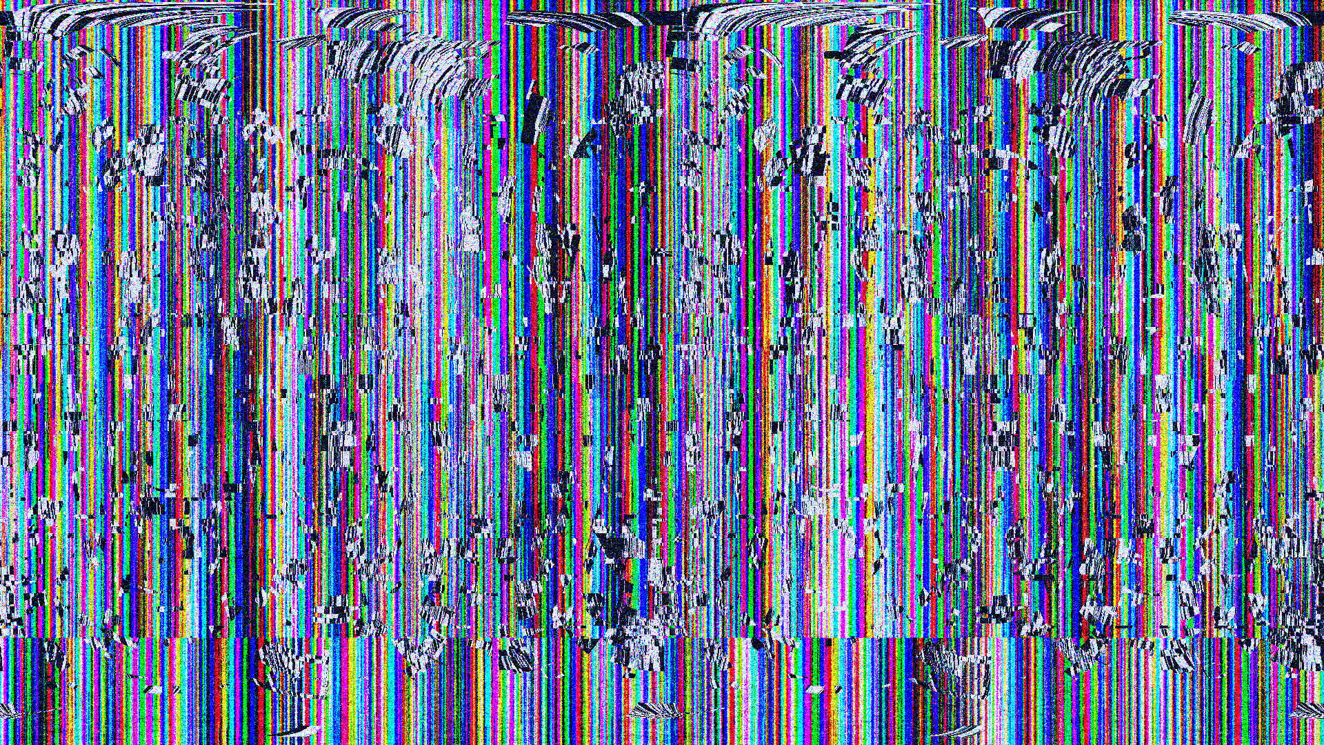 Scary Digital Static Noise Texture Glitch