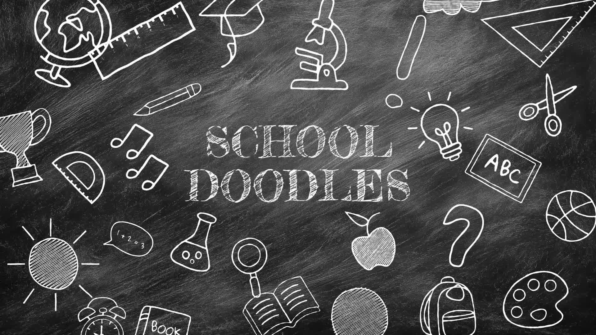 School Doodles Drag and Drop