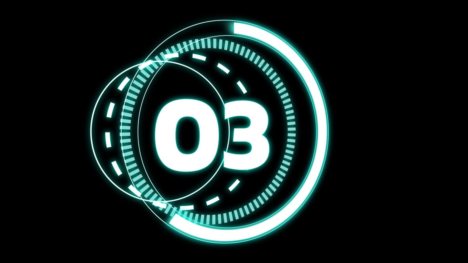 Sci-fi Glowing 10 Second