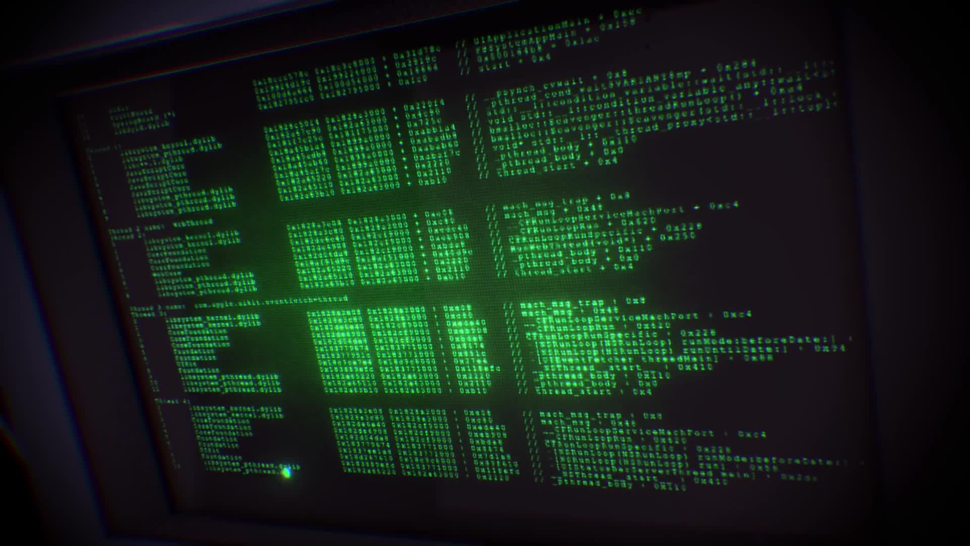 Screen With Computer Code