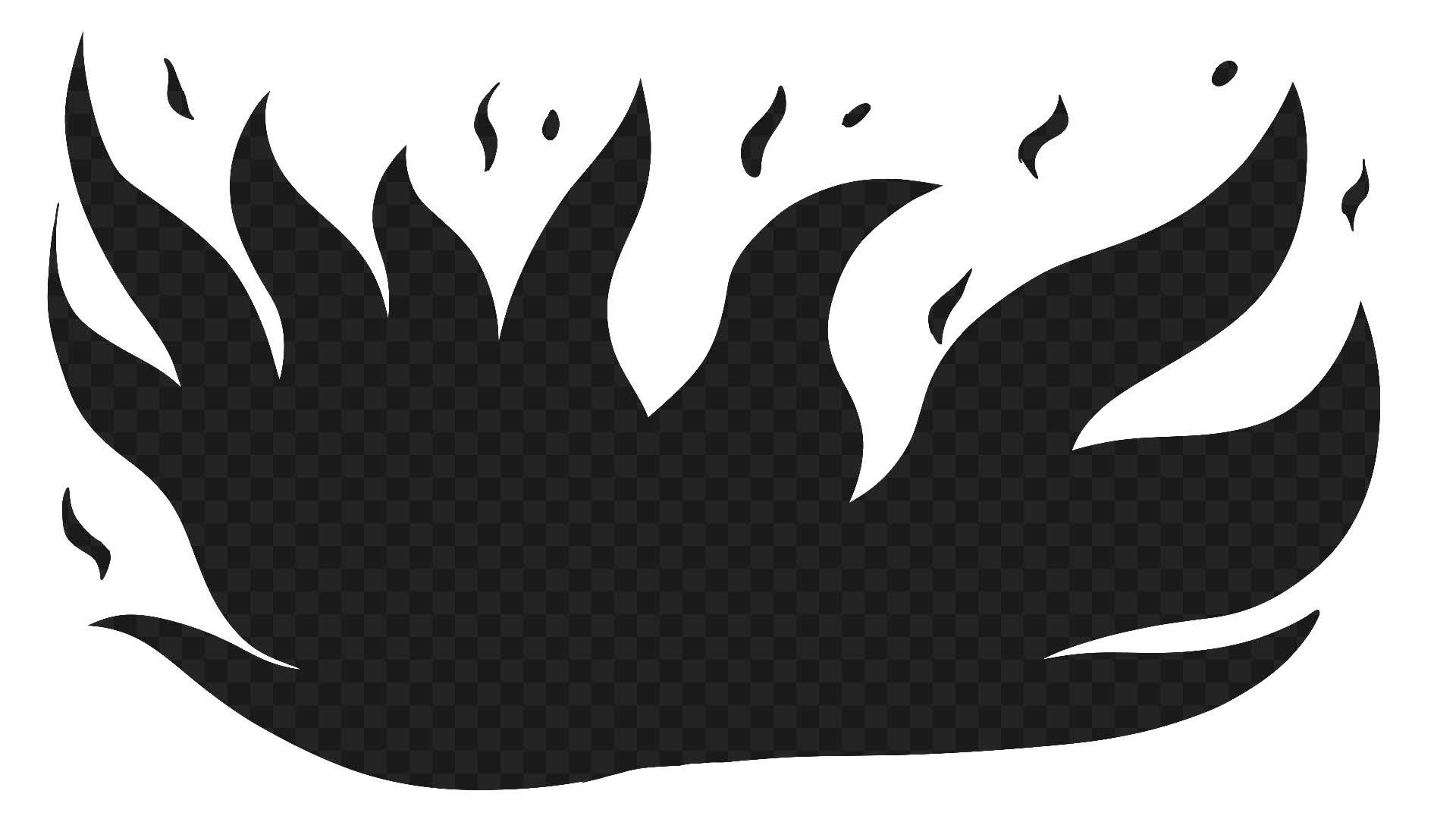 Scribble Fire Screen Transition