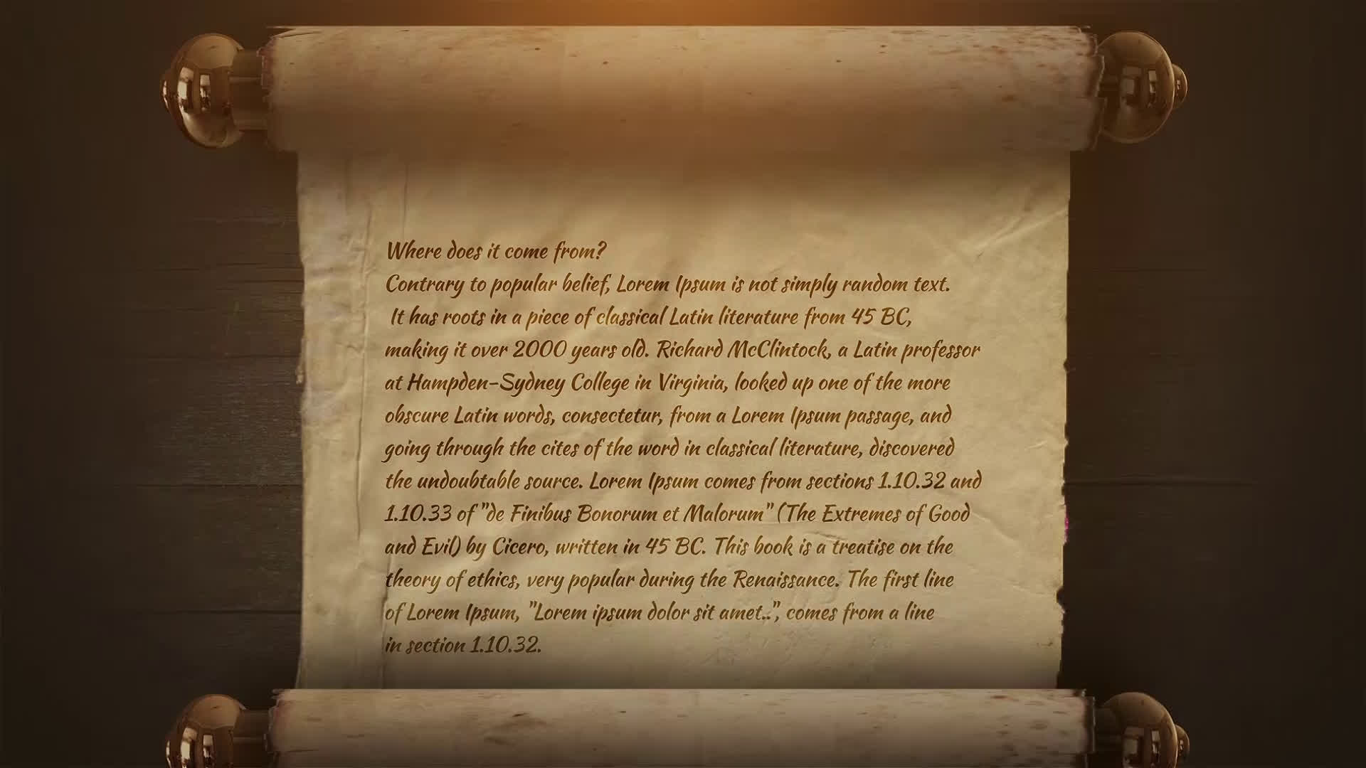 Scroll Text Reveal