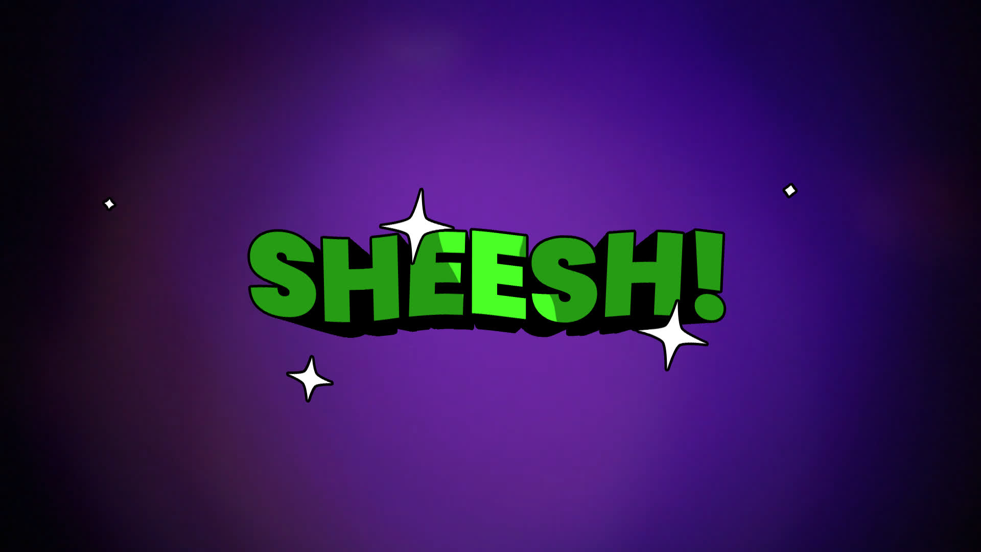 Sheesh - 3D Cartoon Text