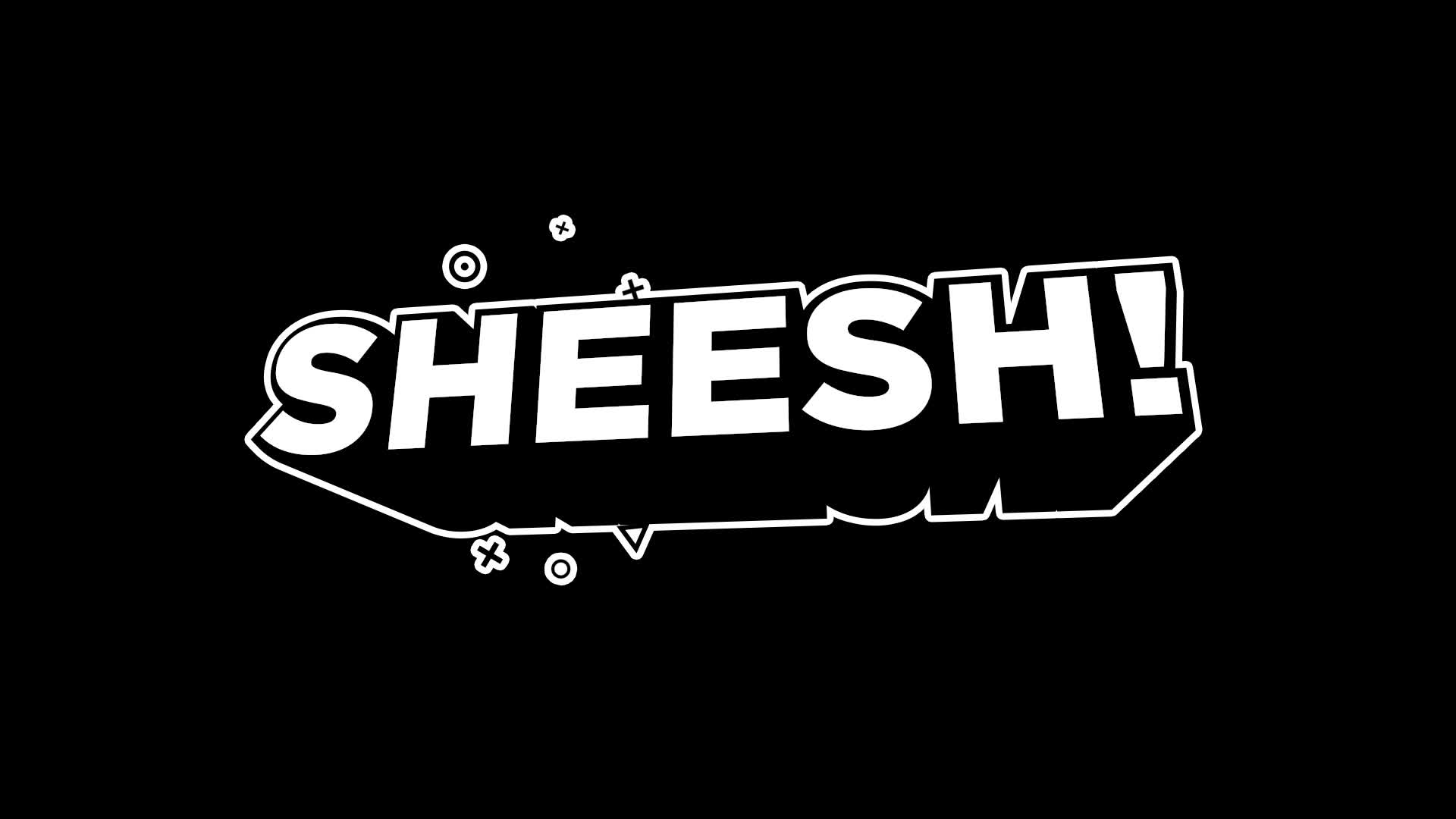 Sheesh - Cartoon Text