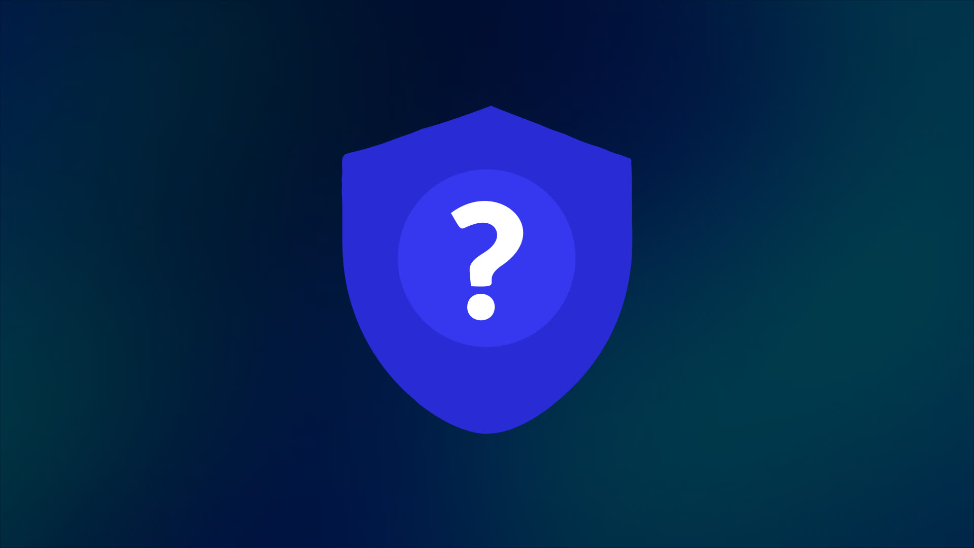 Shield Question Mark Icon