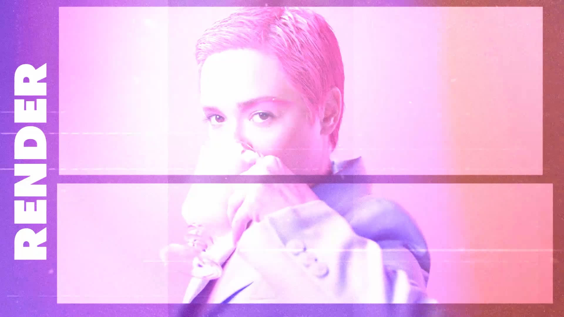 Showreel Opener Pink Simple