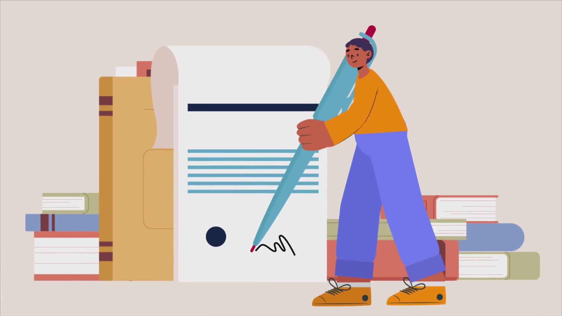 Signing Contracts And Documents