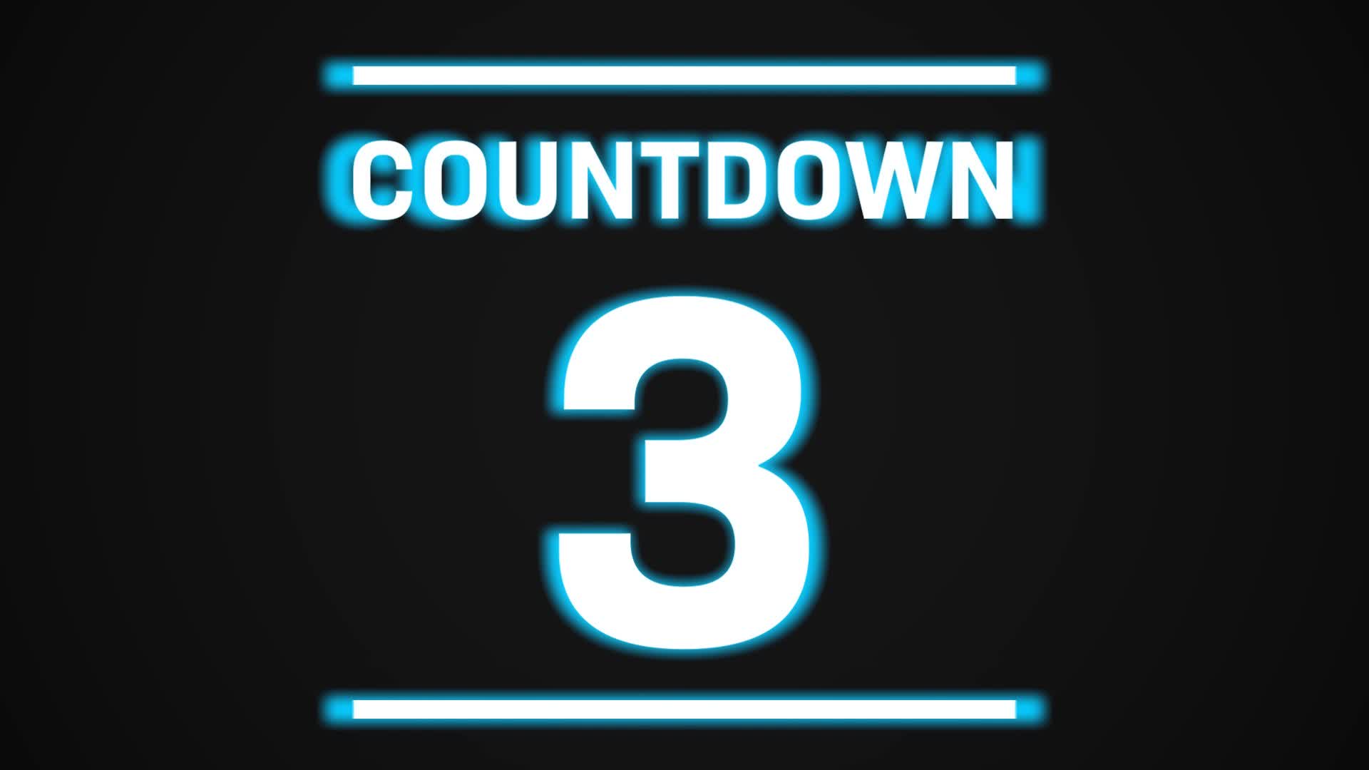 Simple Glowing Countdown